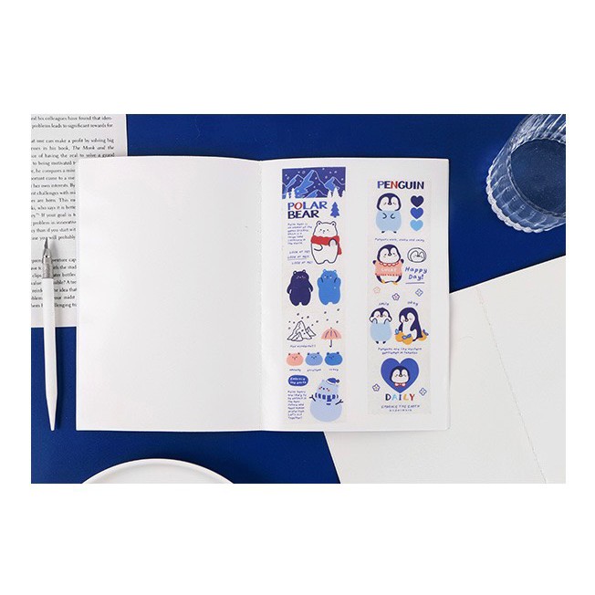 Sổ Chiết Sticker, Sổ Lưu Trữ Washi Tape