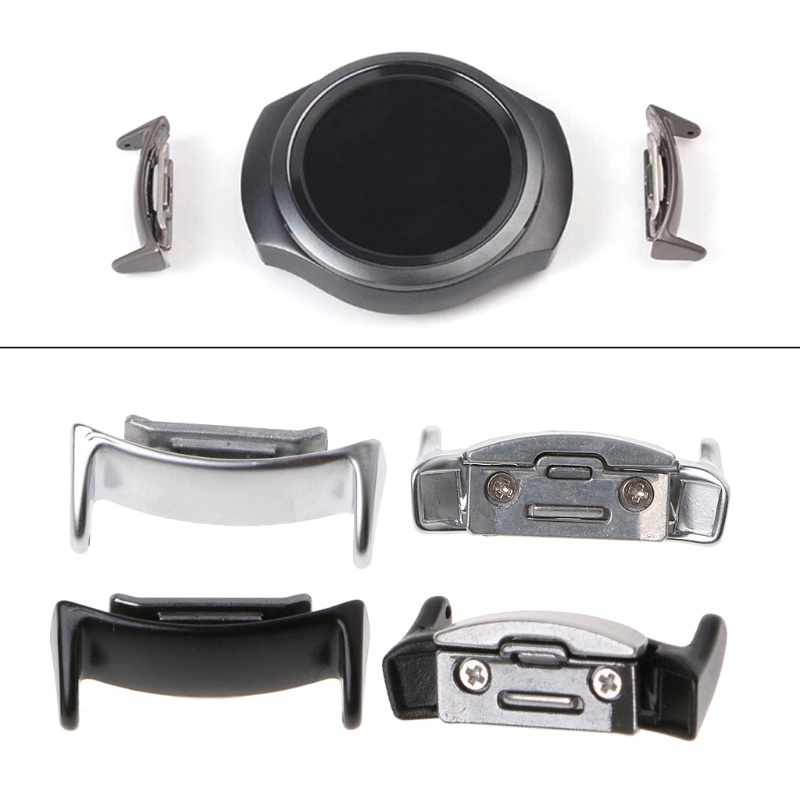 Set 2 Đầu Nối Dây Đồng Hồ Bằng Thép Không Gỉ 20mm Cho Samsung Gear S2 Rm-720