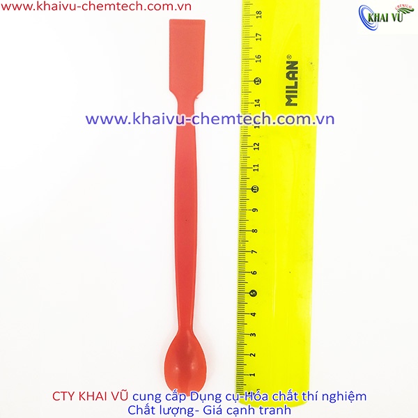 Thìa muỗng cân hóa chất bằng NHỰA đầu tròn đầu dẹt