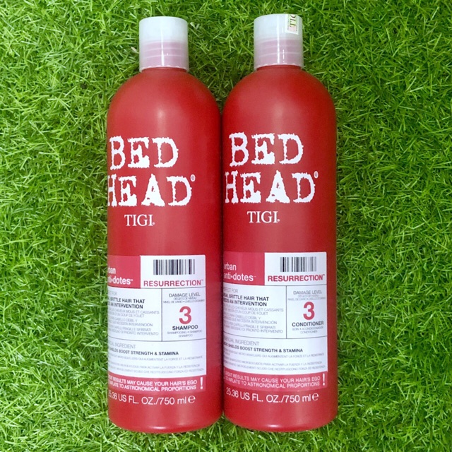 [Chính hãng] [Siêu rẻ] Bộ Dầu Gội và Xả Phục Hồi Tóc Tigi Bed Head Urban Antidotes Resurrection 750ml