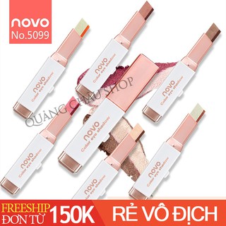 Phấn Sáp Mắt Dạng Thỏi Novo Color Eye Shadow Stick lipbar màu đôi cao cấp chính hãng hàng nội địa trung