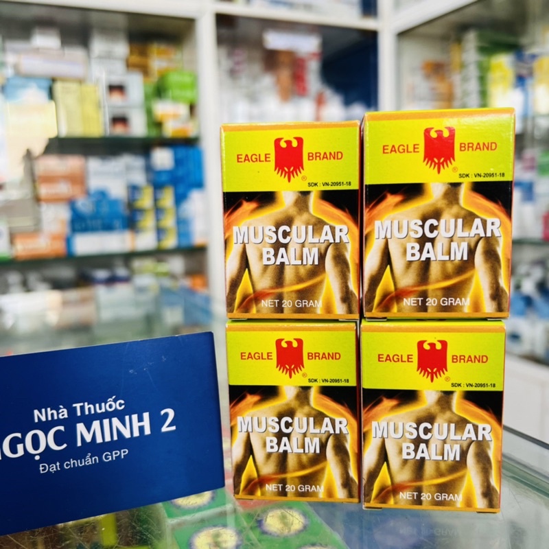 ✅ [Chính Hãng] Cao xoa bóp cơ bắp con ó 20 gram ( Eagle brand )