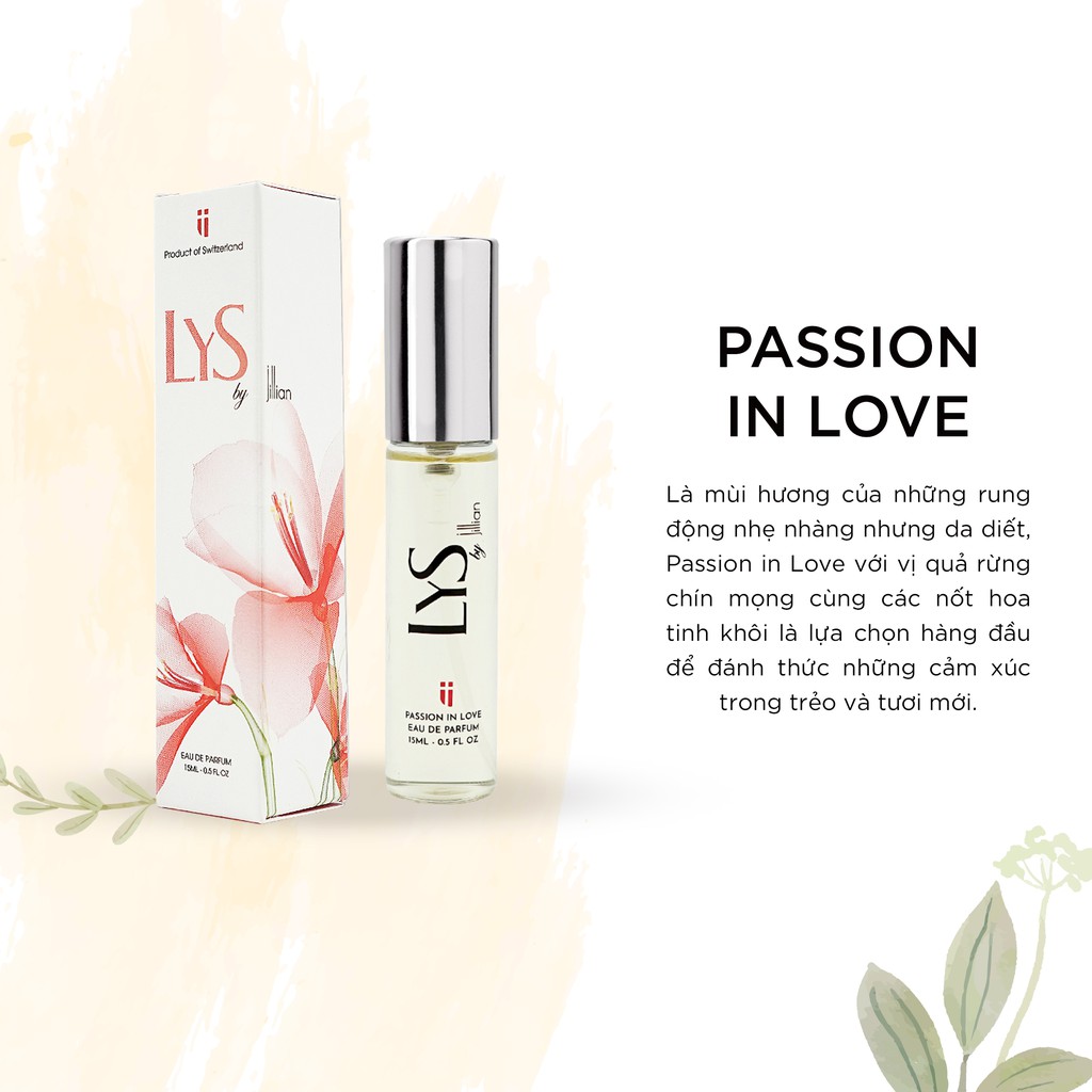 Nước hoa nữ LYS by Jillian: Passion in Love (EDP) 15ml | BigBuy360 - bigbuy360.vn