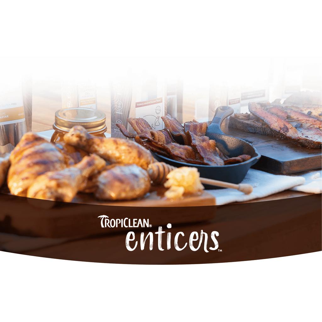 Gel răng miệng Tropiclean dòng Fresh Breath, Certified Wellness & Enticers - Gel vệ sinh răng giảm hôi miệng cao răng