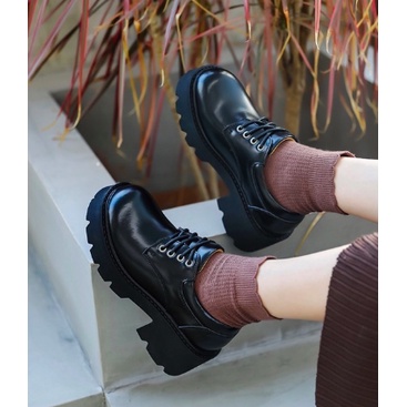 Platform Original shoes - Giày da bò nữ phong cách vintage, retro