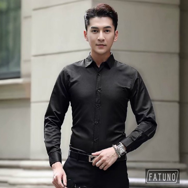 [Mã FAMAYMA2 giảm 10K đơn 50K] Sơ mi dài tay dáng Hàn Quốc màu hồng phấn | BigBuy360 - bigbuy360.vn