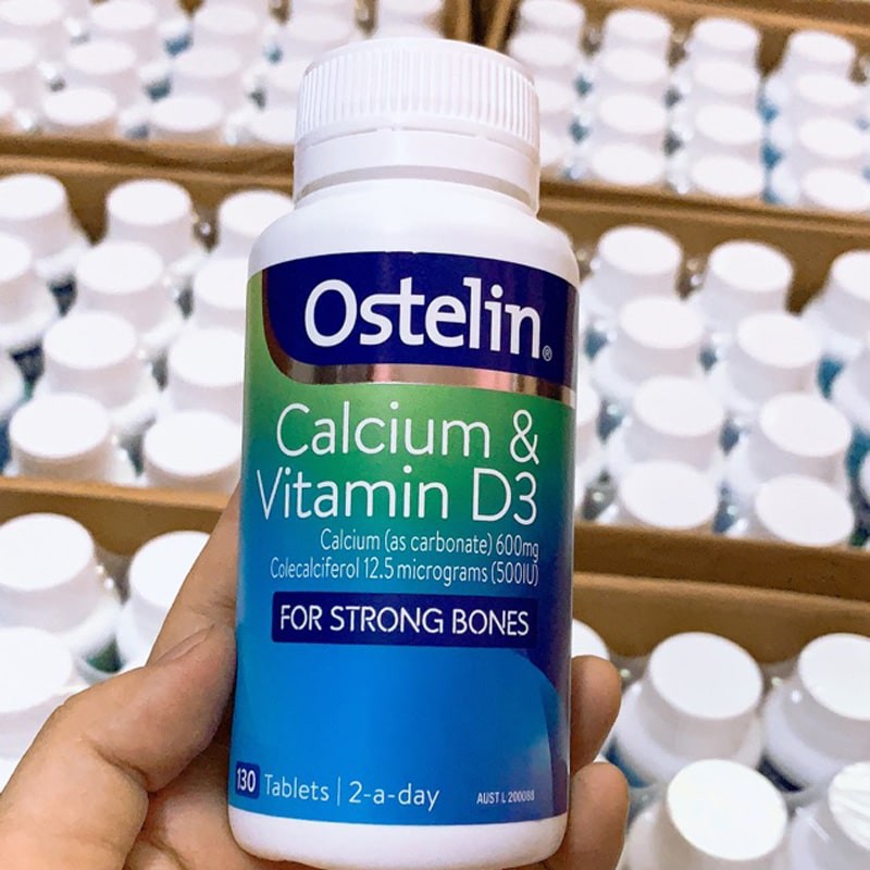 Canxi bầu Ostelin 130 viên bổ sung Canxi và Vitamin D - Xuất xứ Úc
