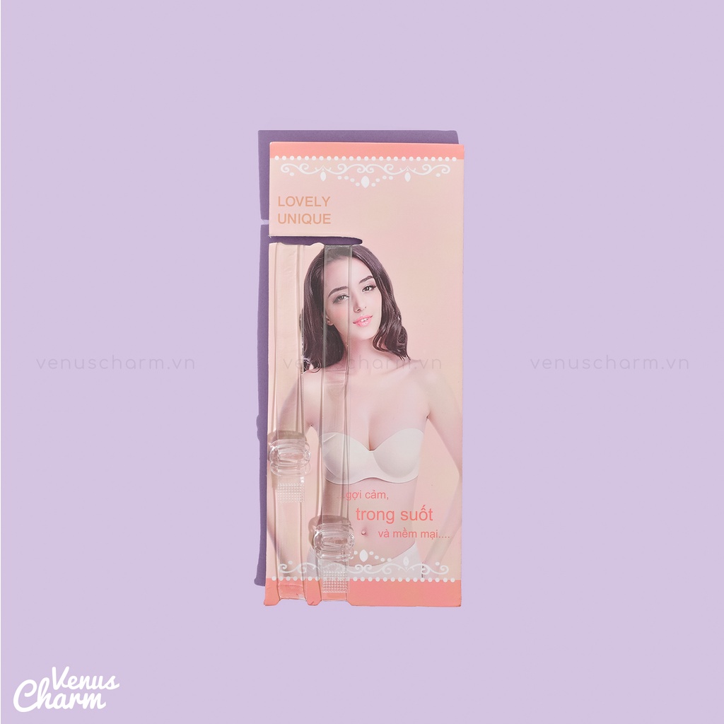 Dây trong xịn áo ngực Venus Charm bản dẹt loại dày phối đồ hở vai mùa hè | BigBuy360 - bigbuy360.vn