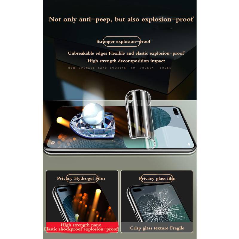 Kính Cường Lực Hydrogel Mềm Chống Nhìn Trộm Cho Xiaomi Mi 12 11 10 CC9 9 Pro 11 10 Lite Mi 12X 11 Ultra 10S CC9E 9SE
