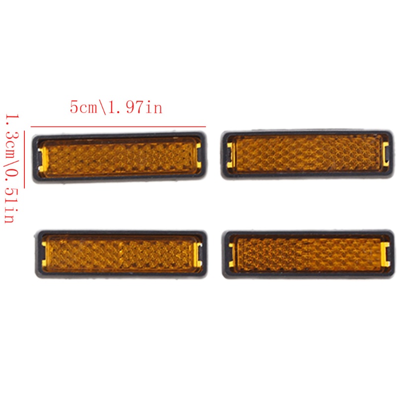 Set 4 Pê Đan Phản Quang An Toàn Cho Bàn Đạp Xe Đạp