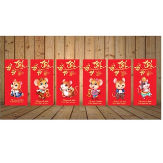 SET 10 BAO LÌ XÌ GIẤY ĐẸP 2018