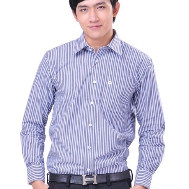 2 Áo công sở Tay Dài màu ( sọc)
