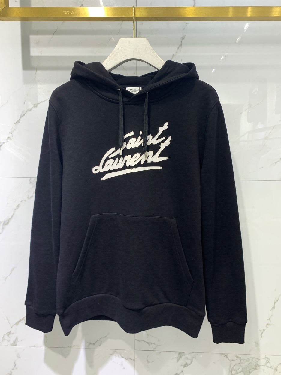 Áo Hoodie Tay Dài In Logo Sa1nt Laurent Vải Cotton Thời Trang Thu Đông 2021 Cho Nam | BigBuy360 - bigbuy360.vn