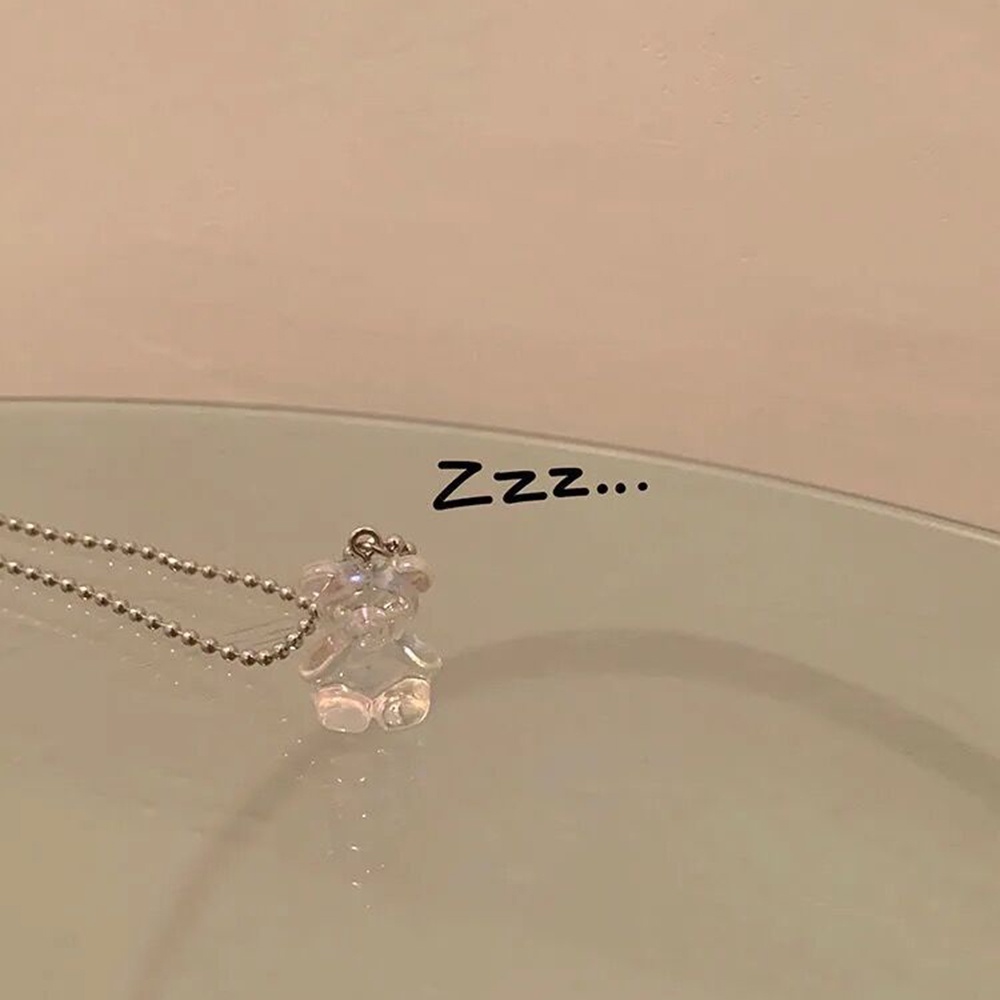 Dây Chuyền Dài Mặt Hình Chú Gấu Dễ Thương Thời Trang Cho Nữ