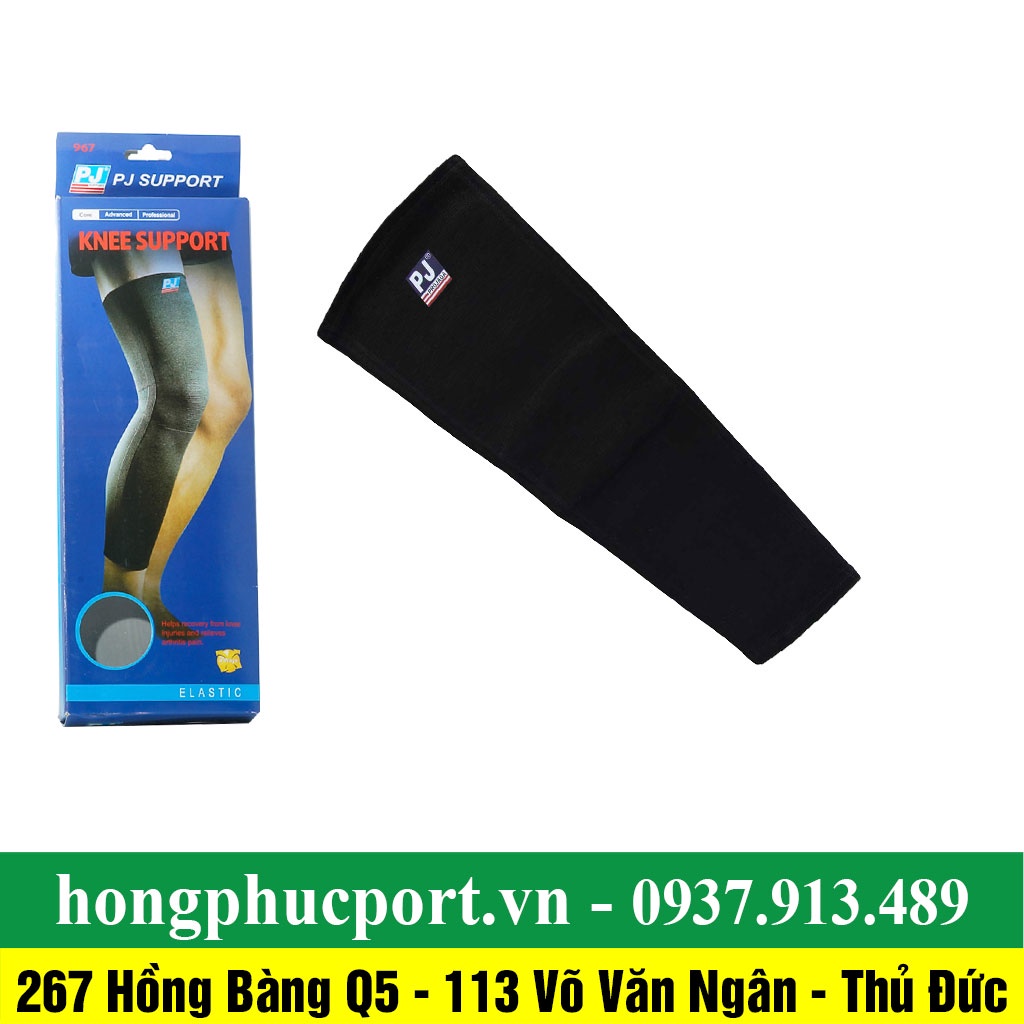 Băng bó gối dài PJ968 - Pj 968 dùng trong bóng chuyền, cầu lông, tennis, gym, xe đạp