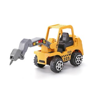 Set 6 xe đào đất xúc đất mini đồ chơi đẹp mắt