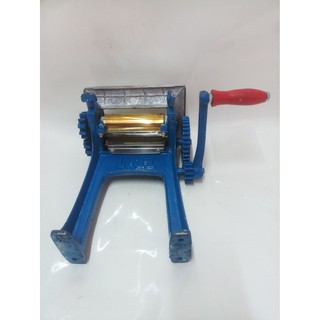 MÁY CÁN MỰC QUAY TAY BẰNG THAU.