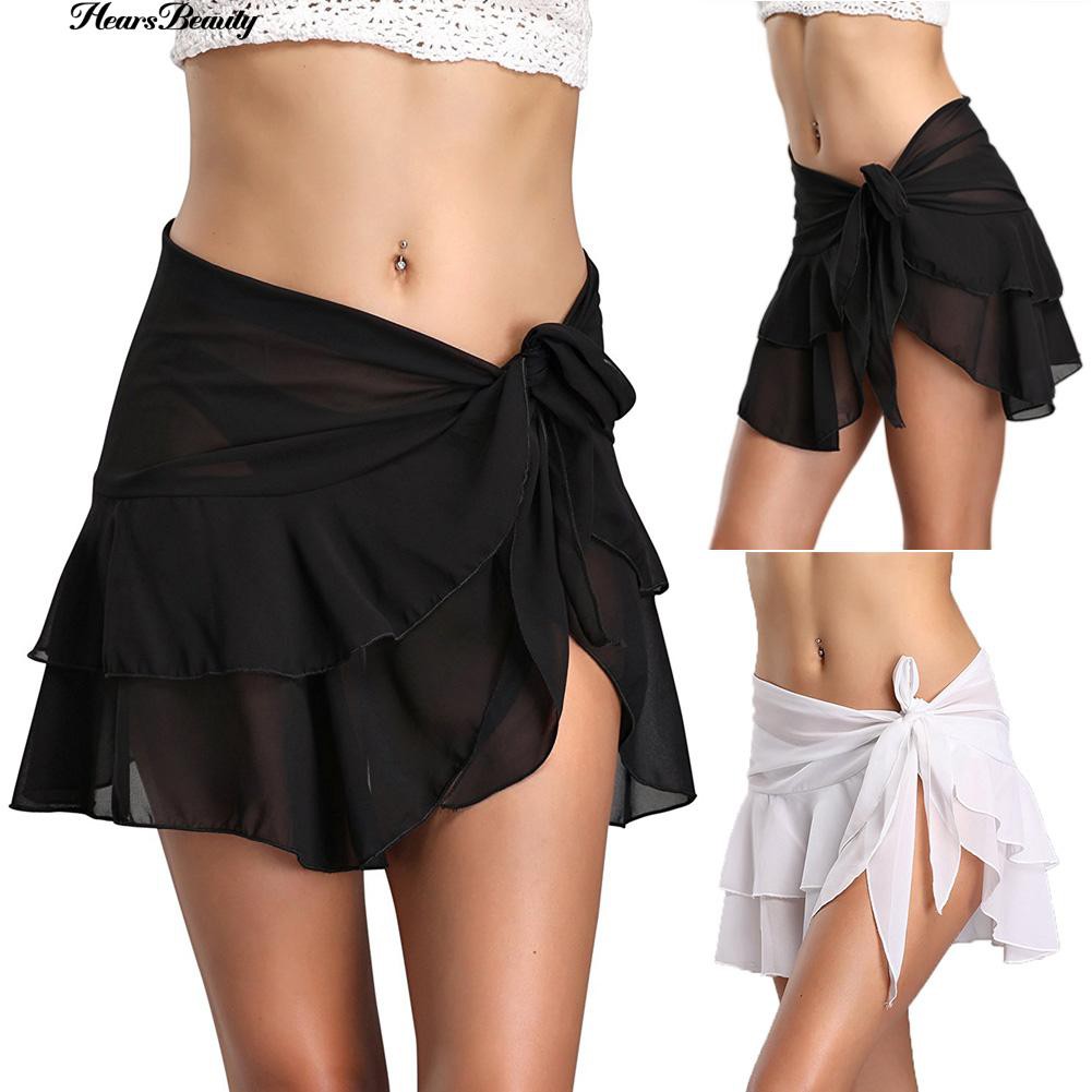 Váy Đi Biển Màu Trơn Thời Trang Nữ Tính