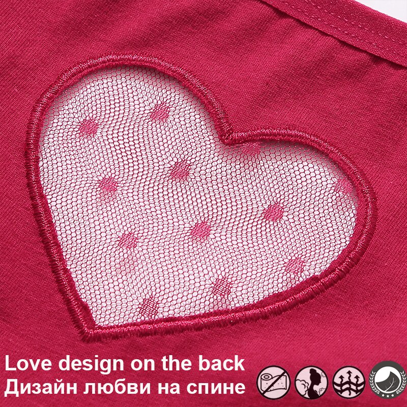 3 quần lót FINETOO vải cotton mềm phối ren thời trang gợi cảm dành cho nữ