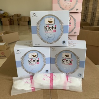 Combo 5 hộp thấm sữa kichi , 36 miếng /1 hộp , 48 miếng/1 hộp