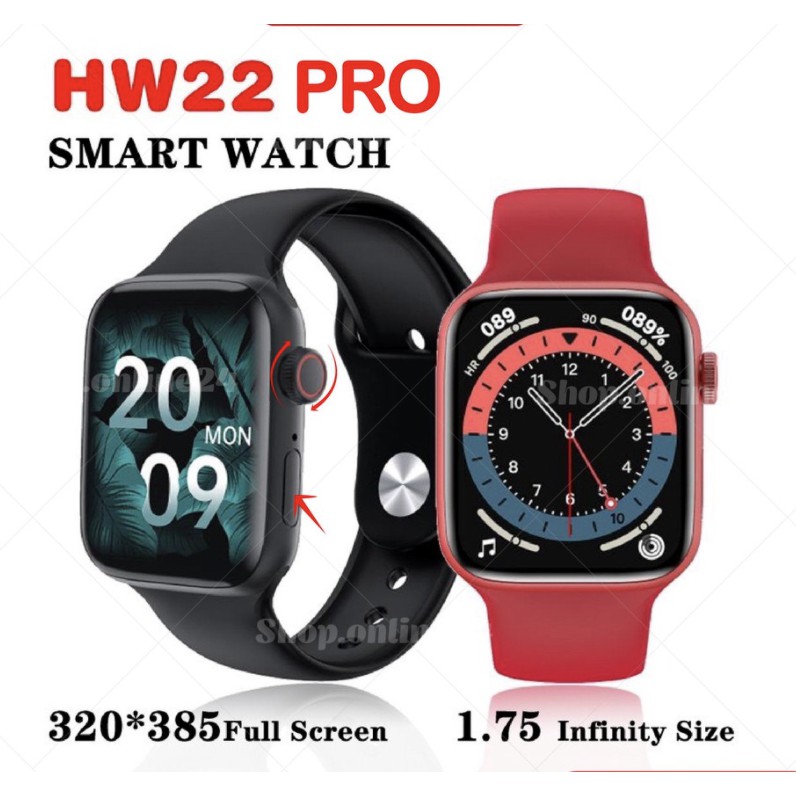 Đồng Hồ Thông Minh HW22 Pro Smartwatch Premium Series 6 bản nâng cấp mới sử dùng được nút nguồn như auth