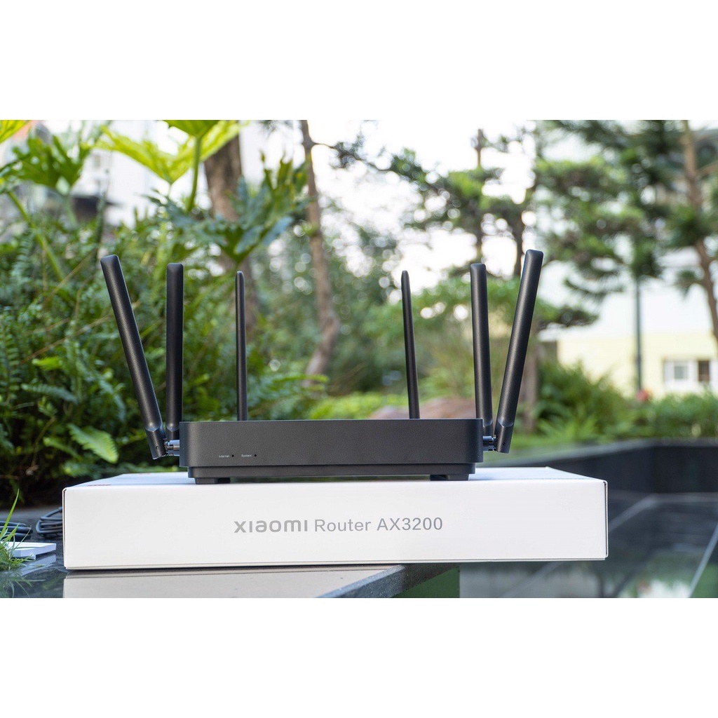 Router wifi 6 Xiaomi AX3200 - Bộ phát WiFi Xiaomi Mi Router AX3200 Quốc Tế hỗ trợ mesh wifi 6