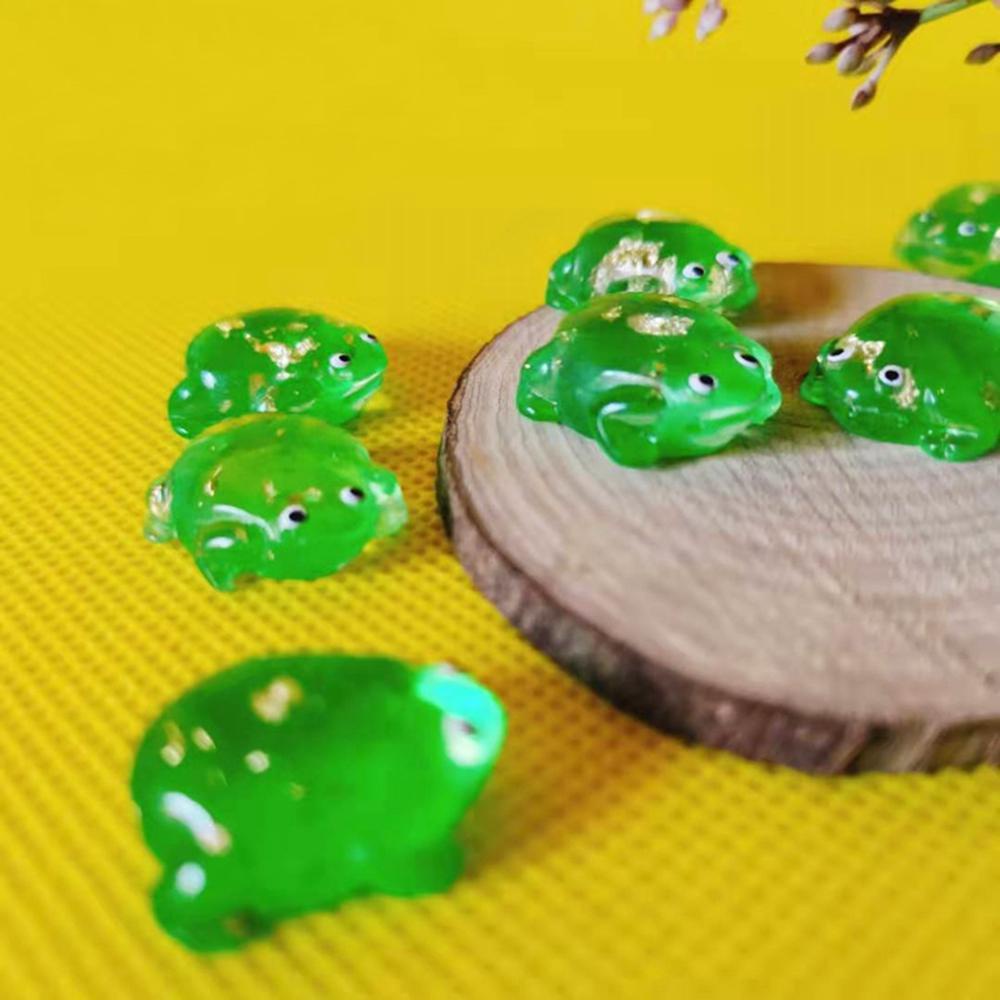 Set 10 TượNg Ếch Xanh Trang Trí ChậU Cây CảNh