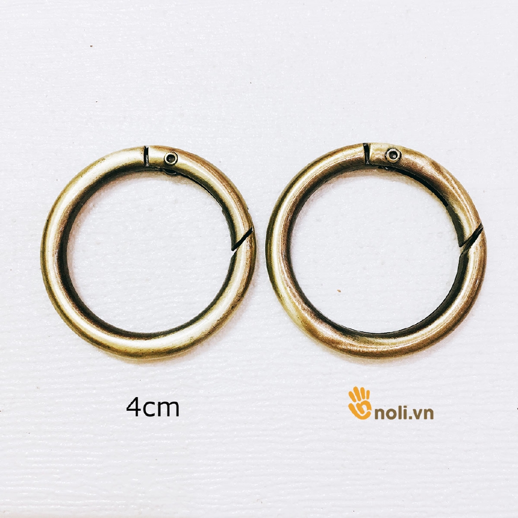 Khoen tròn mở 40mm (1 cái)