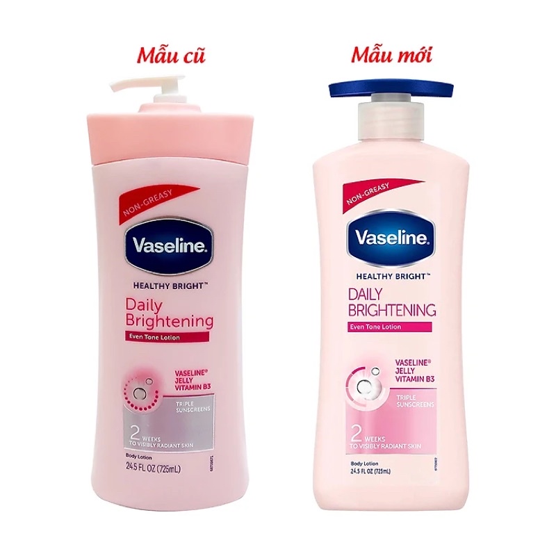 [725ml] SỮA DƯỠNG THỂ VASELINE HỒNG LÀM MỊN &amp;TRẮNG DA 725ML