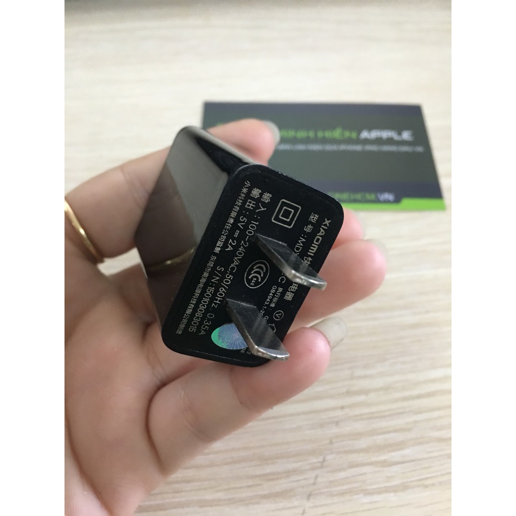 Củ Sạc Xiaomi 5V-2A Zin bóc máy