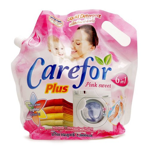 NƯỚC GIẶT CAREFOR 2000ML THÁI LAN HƯƠNG HOA HỒNG