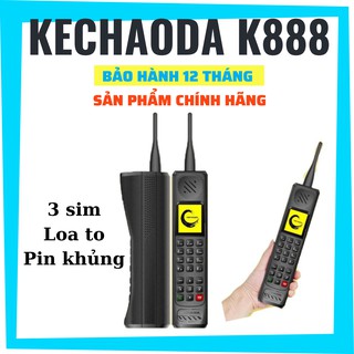 Điện thoại 3 sim Kechaoda K888, pin khủng, giá rẻ
