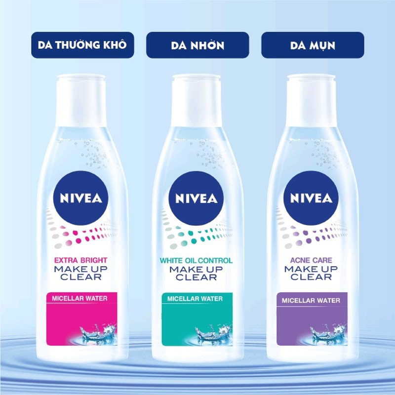 Nước tẩy trang Nivea MicellAIR Oxygen Boost 200ml