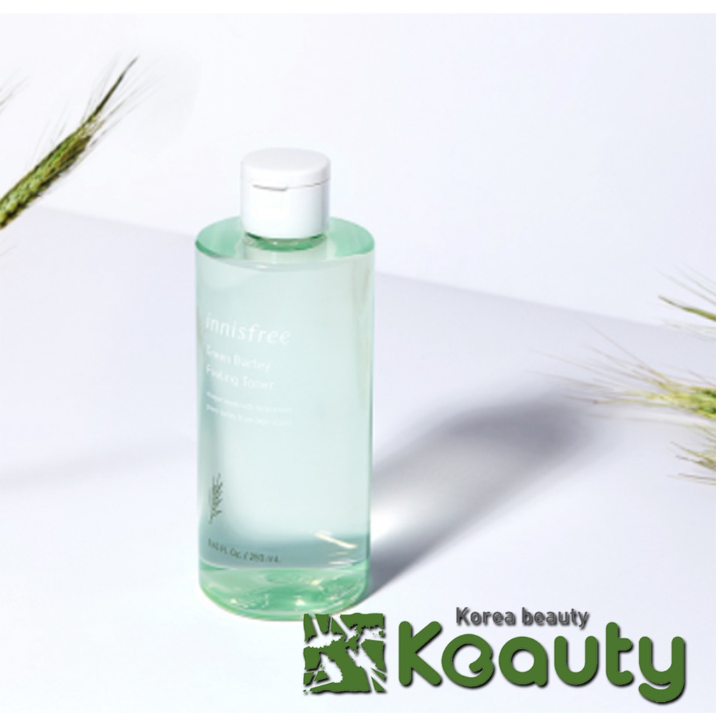 Nước cân bằng tẩy tế bào chết từ lúa mạch Innisfree Green Barley Peeling Toner 250ml