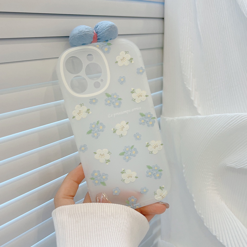 Ốp lưng IPhone  trong bo góc hoa cúc 6/6s/6plus/6splus/7/7plus/8/8plus/xs/11/12/13/14/Pro/Plus/Promax TBT2