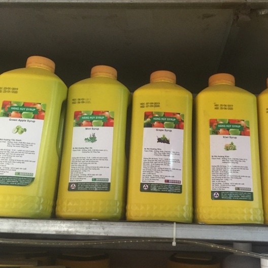 [chỉ giao HỎA TỐC tp.hcm] Siro hoàng kim Dou Xian bình 2.5kg - NHIỀU HƯƠNG VỊ