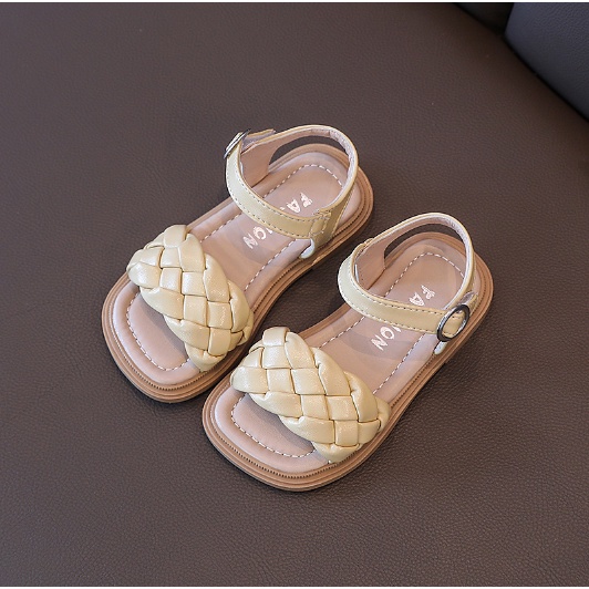 Lùi 1 sz Dép Sandal Quai Ngang Tết Đế Siêu Mềm Hàng Quảng Châu Chính Hãng Cho Bé Gái 1-3 Tuổi K136