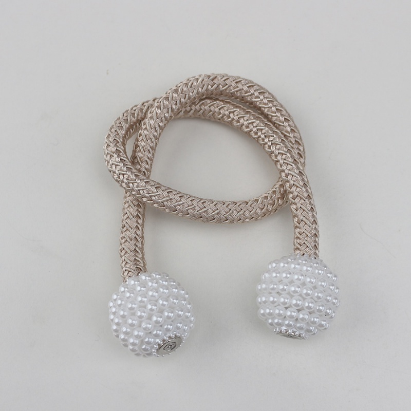 1 Dây Buộc Rèm Cửa Nam Châm Đính Ngọc Trai Nhân Tạo Thời Trang Giá Đỡ