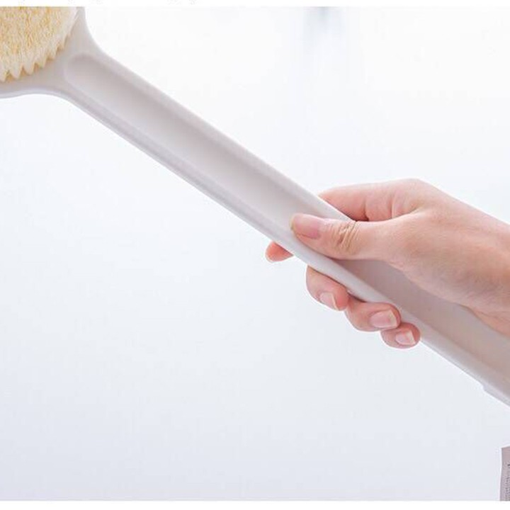 Cọ lưng muji xuất nhật màu trắng kèm hộp, cọ lưng tắm cao cấp TT-HOME