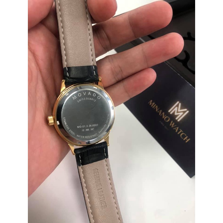 ĐỒNG HỒ NAM MOVADO SS2021 dây da cao cấp