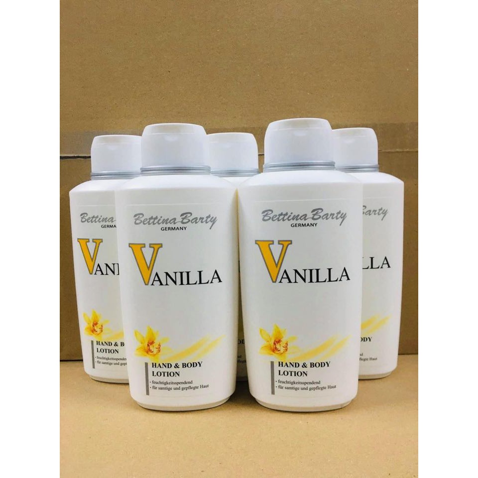 Sữa tắm, sữa dưỡng thể hương nước hoa Vanilla 500ml của Đức