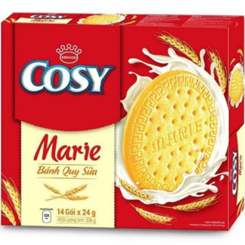 Bánh quy sữa COSY MARIE hộp 336g ( 14 gói x 24g )