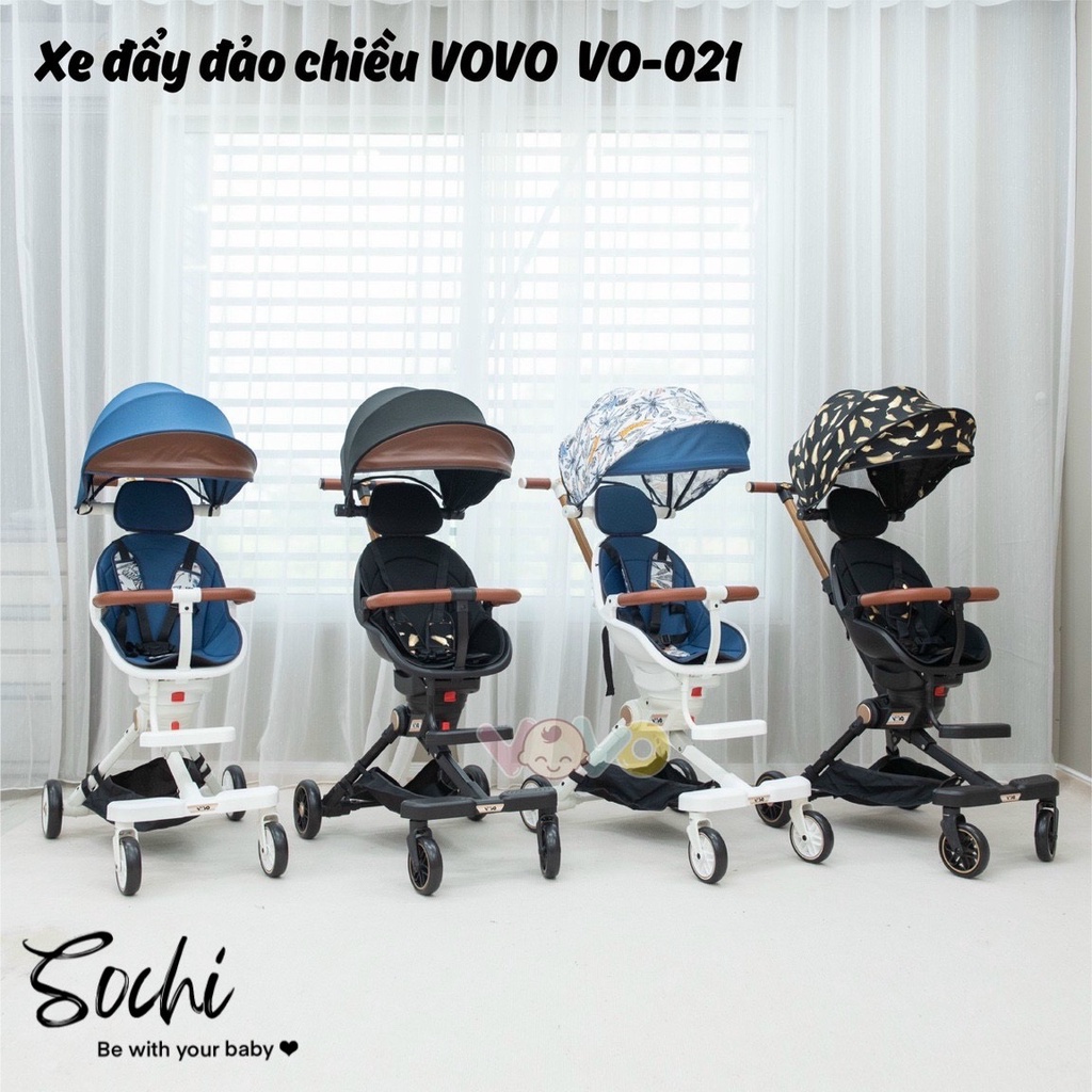 Xe đẩy đảo chiều gấp gọn VOVO VO - 021