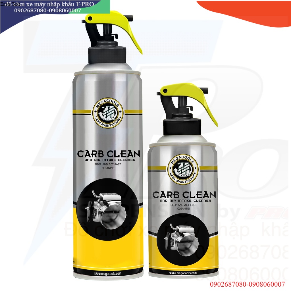 VỆ SINH BUỒNG ĐỐT (MEGACOOLS)-CARB CLEANER