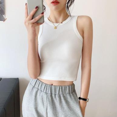 Áo Ba Lỗ Nữ Xuất Khẩu Dáng Croptop Cotton Tăm Siêu Mềm - LADY