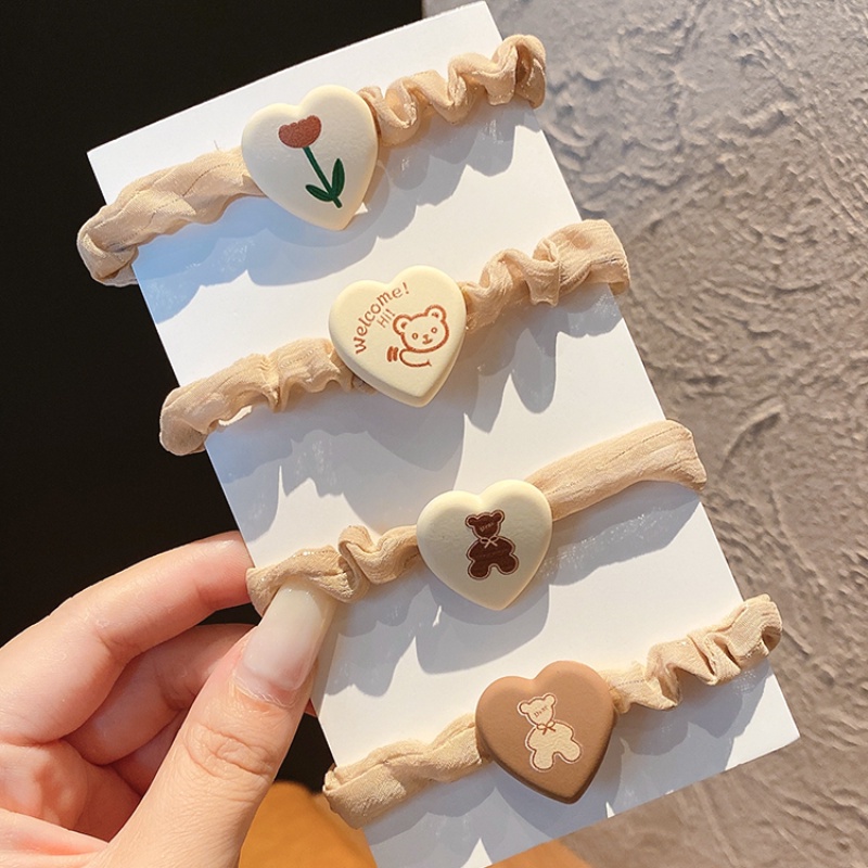 Dây buộc tóc hình gấu phong cách Hàn Quốc thời trang cho nữ