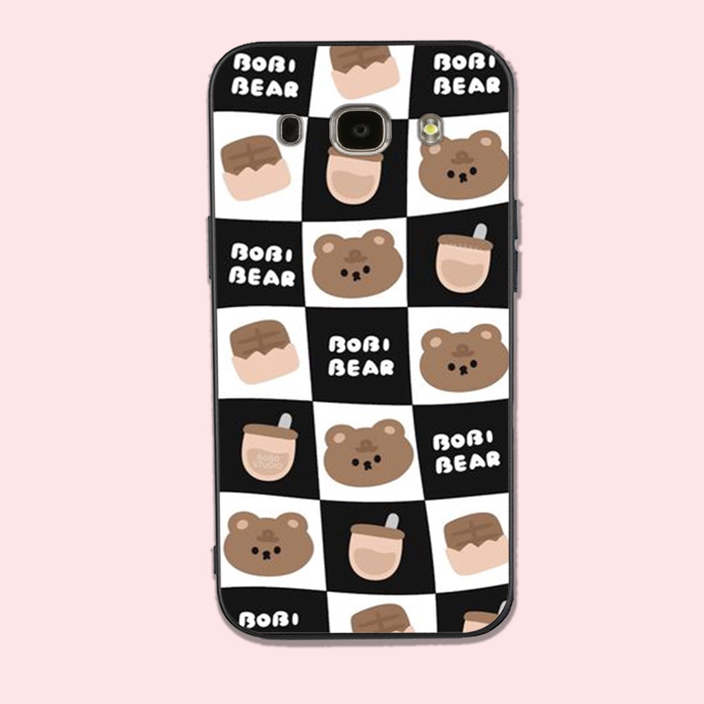 Ốp lưng điện thoại Samsung J5 / J7 2016 / J510 / J710 ô vuông , đen ,trắng , đỏ , trerry