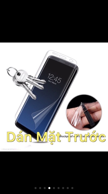 Miếng dán S7,S9,S9plus Full màn, Dẻo,Phủ Nano