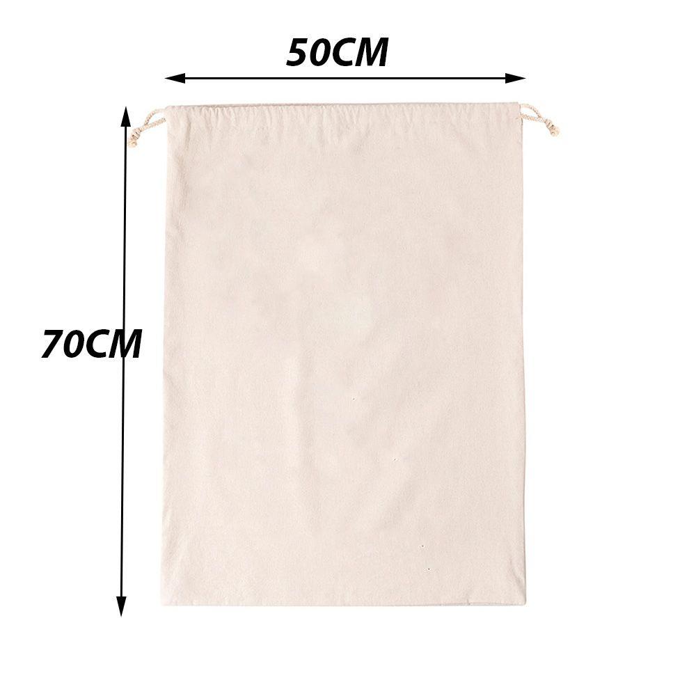 MUVAKO Túi Rút Dây Đựng Quà Giáng Sinh 19x 27Inch Họa Tiết Ông Già Noel Tuần Lộc