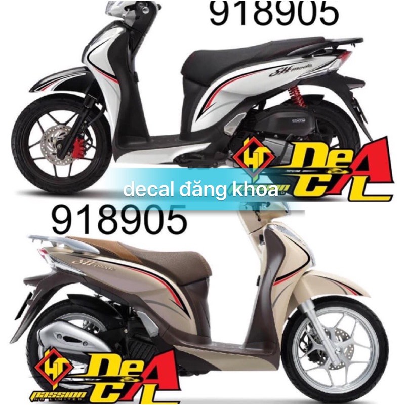 Tem chỉ SH MODE mẫu mới mảnh siêu đẹp